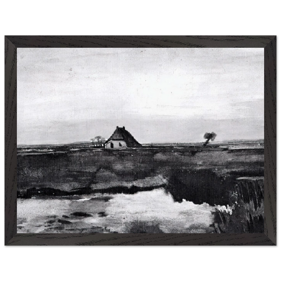 Landscape with a Farm by Vincent van Gogh — Framed art print at Zephyeer