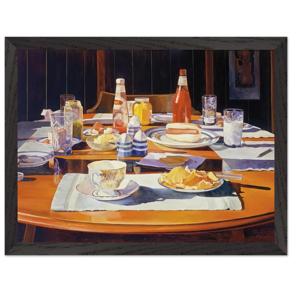 Supper Table - 1969 by Mary Pratt — Framed art print at Zephyeer