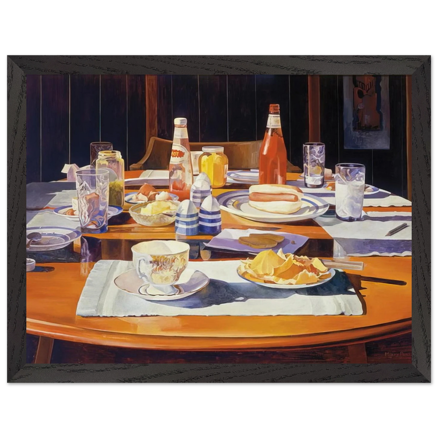 Supper Table - 1969 by Mary Pratt — Framed art print at Zephyeer