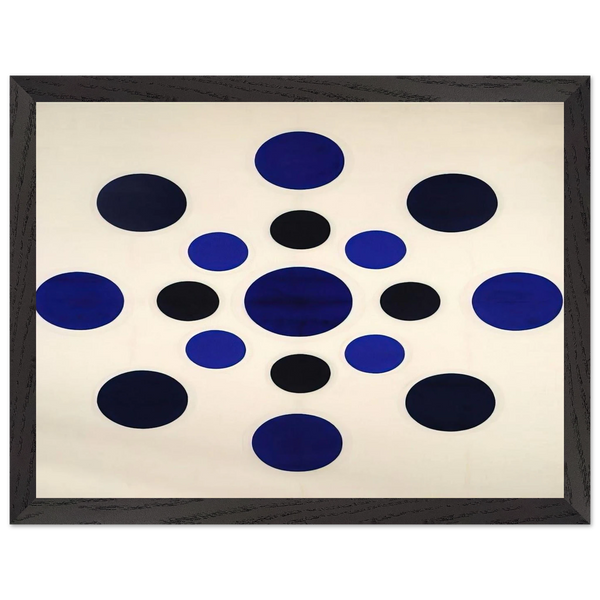 On Blue - 1963 by Thomas Downing — Framed art print at Zephyeer