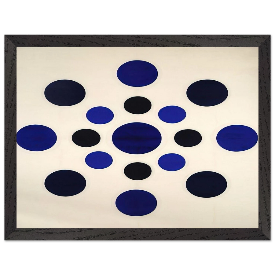 On Blue - 1963 by Thomas Downing — Framed art print at Zephyeer