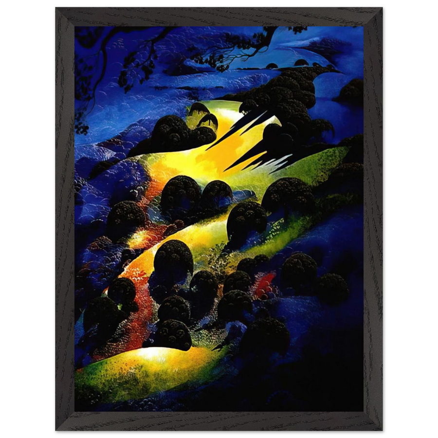 Sunset Flame by Eyvind Earle — Framed art print at Zephyeer