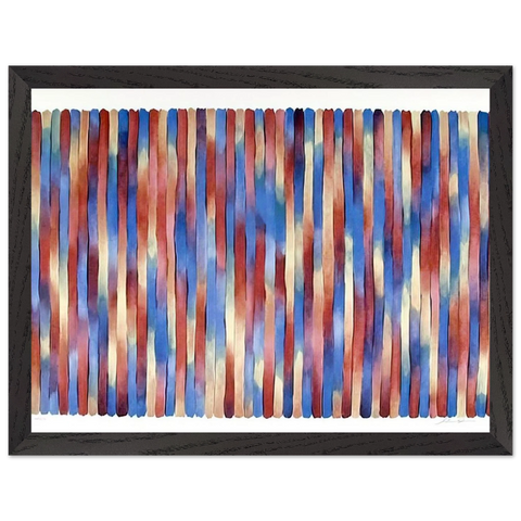 Banjo - 1981 by Gene Davis — Framed art print at Zephyeer