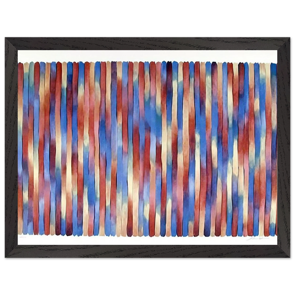 Banjo - 1981 by Gene Davis — Framed art print at Zephyeer