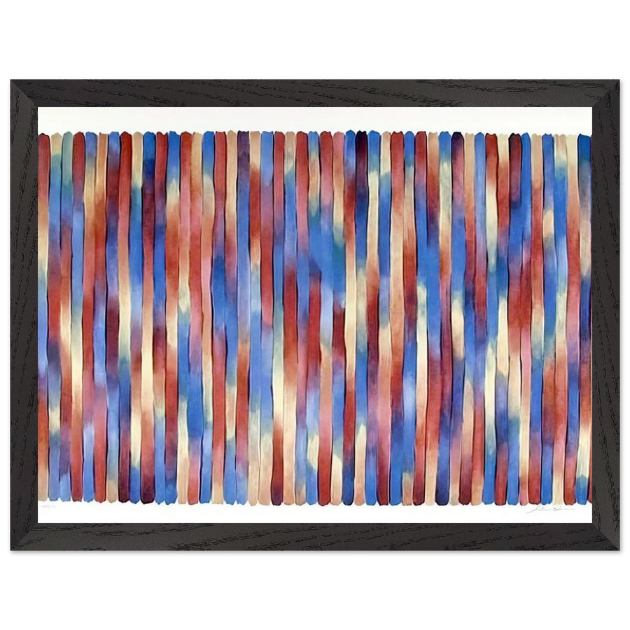 Banjo - 1981 by Gene Davis — Framed art print at Zephyeer