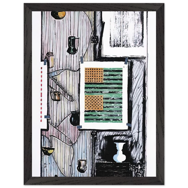 VENTRILOQUIST ULAE 235 by Jasper Johns — Framed art print at Zephyeer