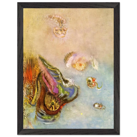 ANIMALS OF THE SEA 1910 by Odilon Redon — Framed art print at Zephyeer