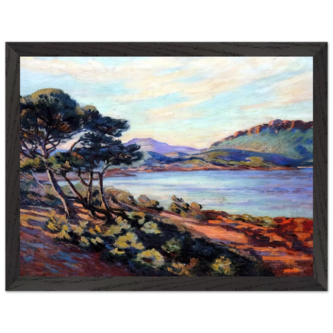 Agay Bay - 1910 by Armand Guillaumin — Framed art print at Zephyeer