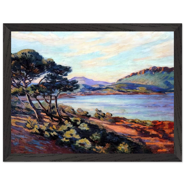 Agay Bay - 1910 by Armand Guillaumin — Framed art print at Zephyeer
