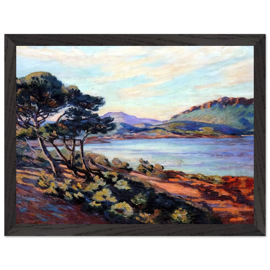 Agay Bay - 1910 by Armand Guillaumin — Framed art print at Zephyeer