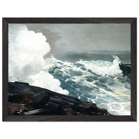 NORTHEASTER by Winslow Homer — Framed art print at Zephyeer