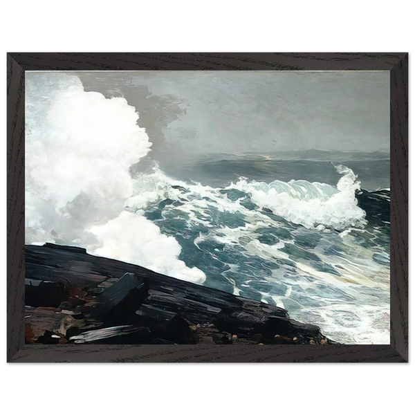NORTHEASTER by Winslow Homer — Framed art print at Zephyeer