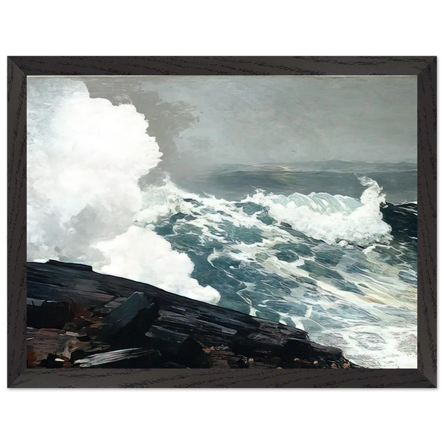 NORTHEASTER by Winslow Homer — Framed art print at Zephyeer