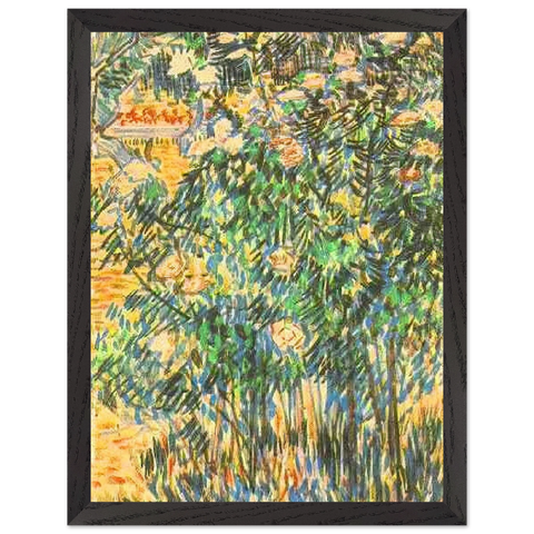 Flowering Shrubs by Vincent van Gogh — Framed art print at Zephyeer