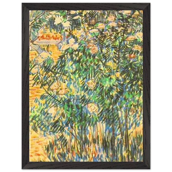 Flowering Shrubs by Vincent van Gogh — Framed art print at Zephyeer