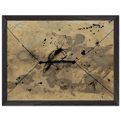 L ENVELOPPE 1968 by Antoni Tapies — Framed art print at Zephyeer