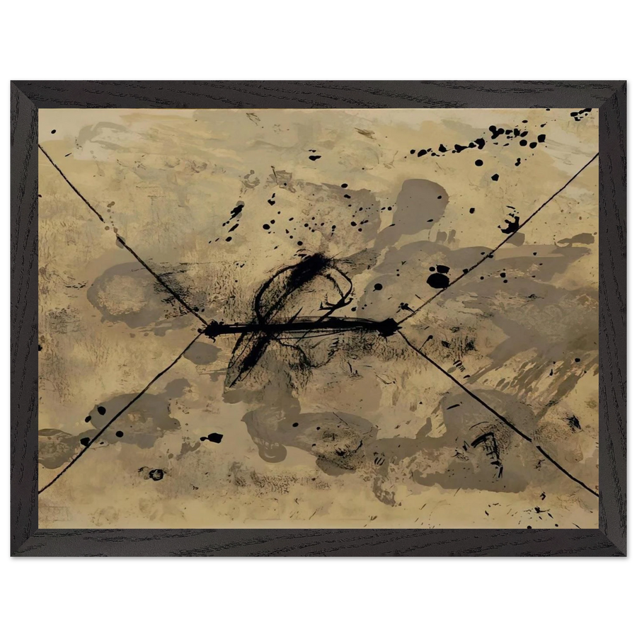L ENVELOPPE 1968 by Antoni Tapies — Framed art print at Zephyeer