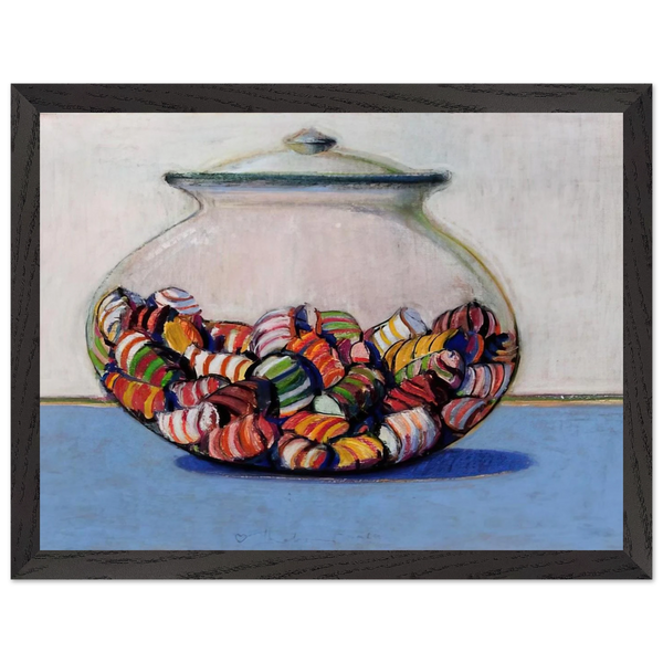 Glassed Candy - 1969 by Wayne Thiebaud — Framed art print at Zephyeer