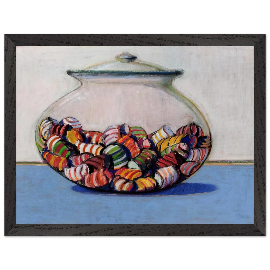 Glassed Candy - 1969 by Wayne Thiebaud — Framed art print at Zephyeer