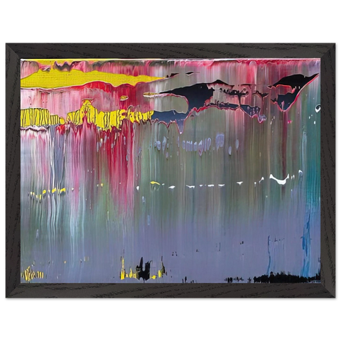 ABSTRACT PICTURE by Gerhard Richter — Framed art print at Zephyeer