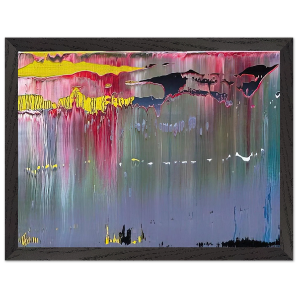 ABSTRACT PICTURE by Gerhard Richter — Framed art print at Zephyeer