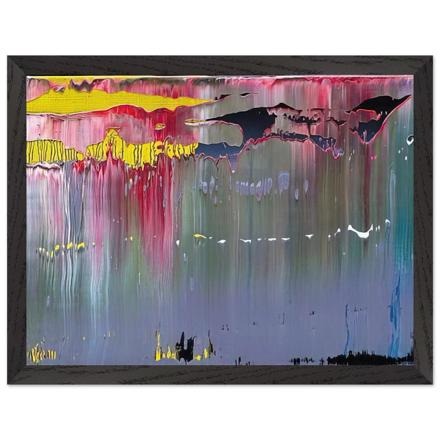 ABSTRACT PICTURE by Gerhard Richter — Framed art print at Zephyeer