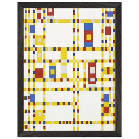 Broadway Boogie Woogie by Piet Mondrian — Framed art print at Zephyeer
