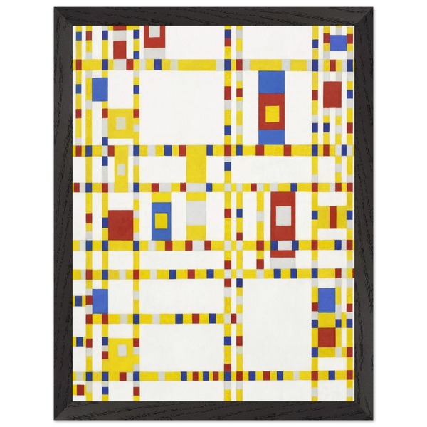 Broadway Boogie Woogie by Piet Mondrian — Framed art print at Zephyeer