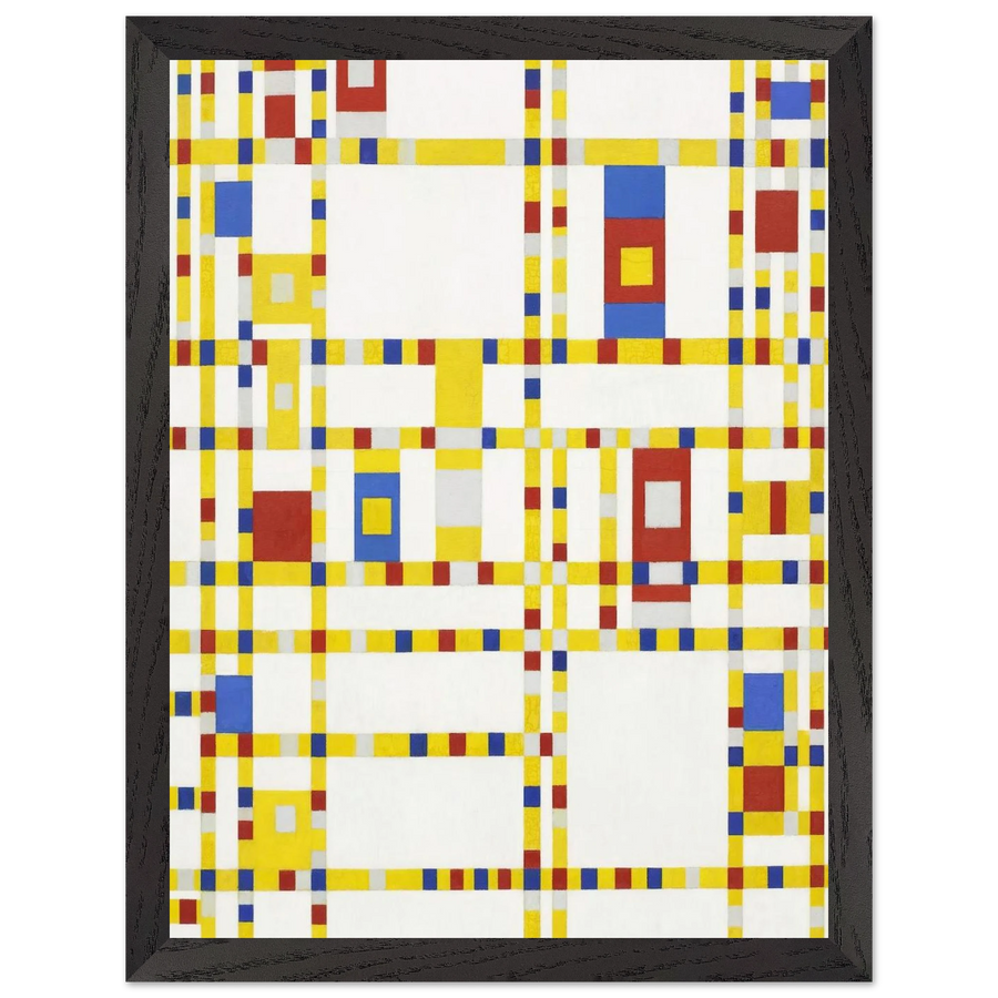 Broadway Boogie Woogie by Piet Mondrian — Framed art print at Zephyeer