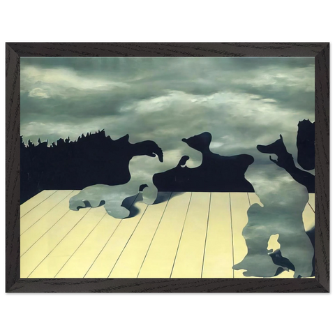 THE MUSCLES OF THE SKY 1927 by Rene Magritte — Framed art print at Zephyeer