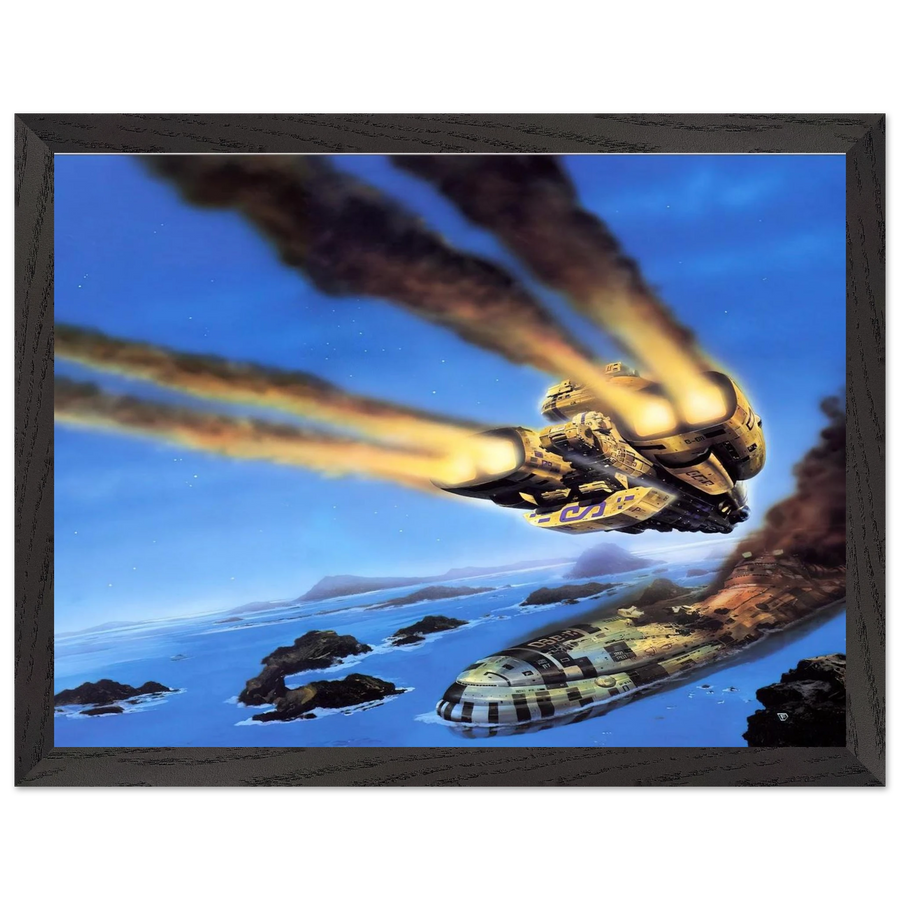 Chris Foss — Framed art print at Zephyeer