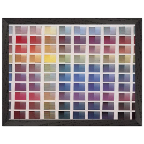 La ricerca del colore - 1968 by Dadamaino — Framed art print at Zephyeer