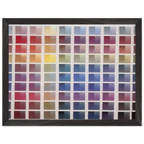 La ricerca del colore - 1968 by Dadamaino — Framed art print at Zephyeer