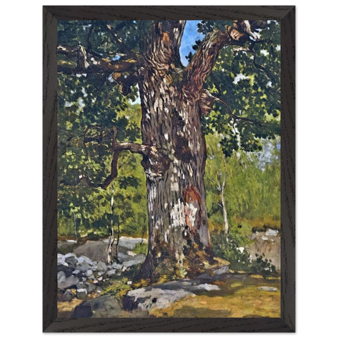 The Bodmer Oak by Claude Monet — Framed art print at Zephyeer