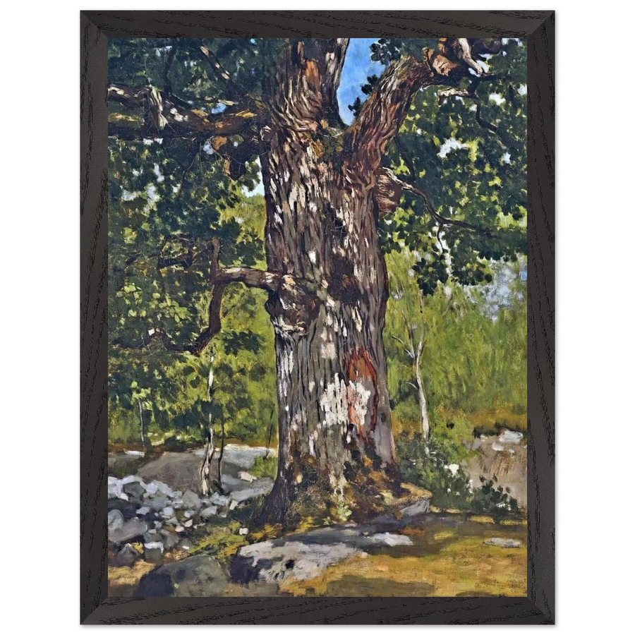 The Bodmer Oak by Claude Monet — Framed art print at Zephyeer