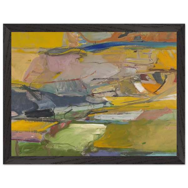 Berkeley #57 by Richard Diebenkorn — Framed art print at Zephyeer
