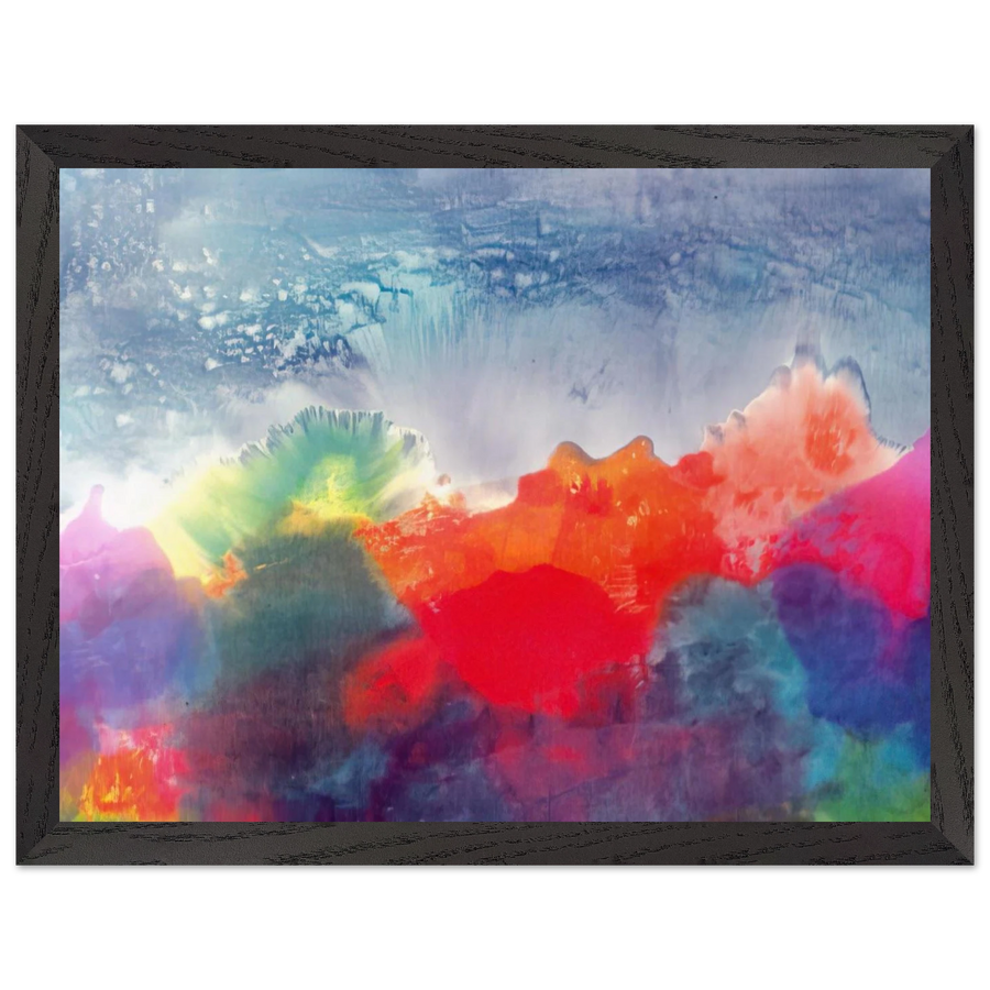 Nightfall - 1994 by Ronnie Landfield — Framed art print at Zephyeer