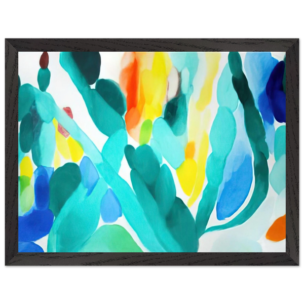 Green Swing by Alice Baber — Framed art print at Zephyeer