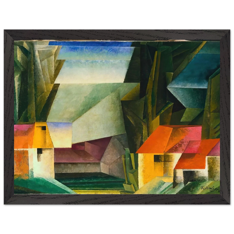 HOPFGARTEN 1920 by Lyonel Feininger — Framed art print at Zephyeer