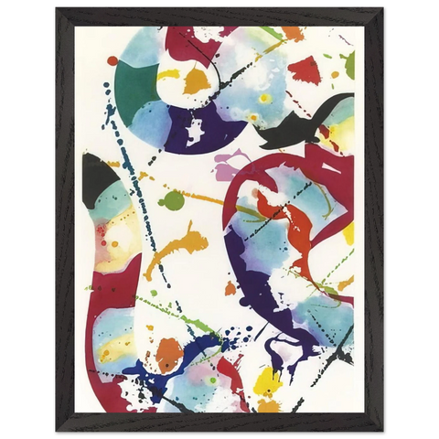 Untitled  SFE-85 by Sam Francis — Framed art print at Zephyeer