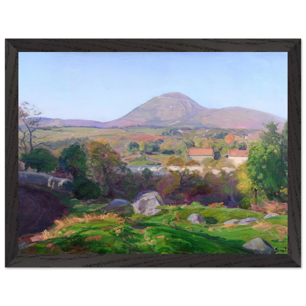 Landscape of Puy de Dôme by Armand Guillaumin — Framed art print at Zephyeer