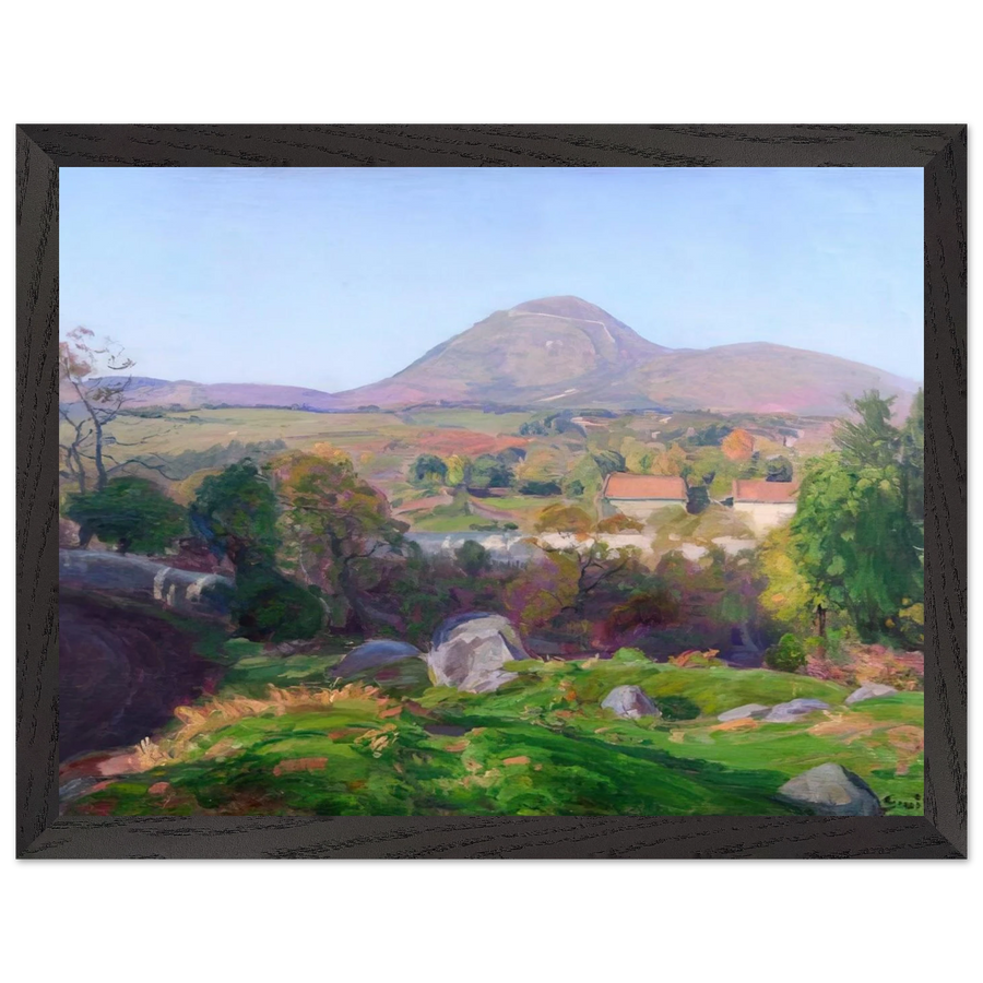 Landscape of Puy de Dôme by Armand Guillaumin — Framed art print at Zephyeer