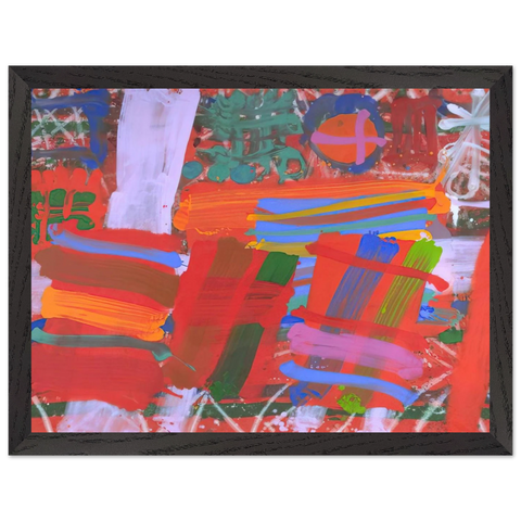 St. Germain - 1995 by Albert Irvin — Framed art print at Zephyeer