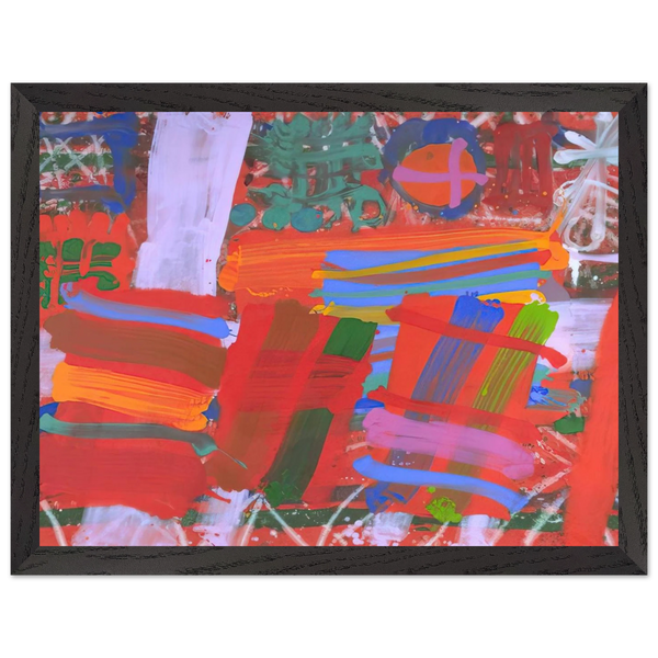 St. Germain - 1995 by Albert Irvin — Framed art print at Zephyeer