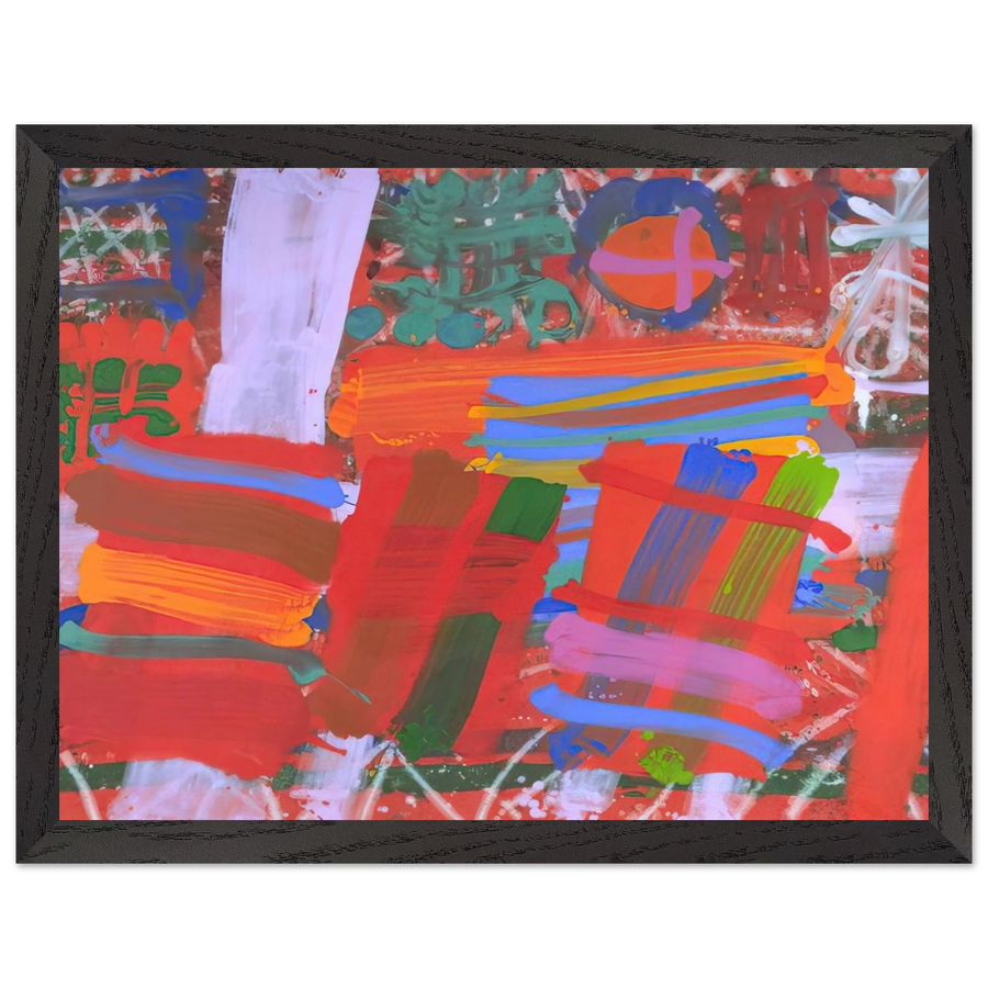 St. Germain - 1995 by Albert Irvin — Framed art print at Zephyeer