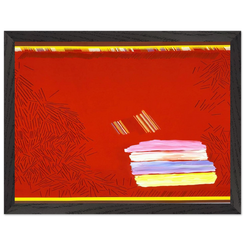 Saint Augustine - 1968 by Ronnie Landfield — Framed art print at Zephyeer