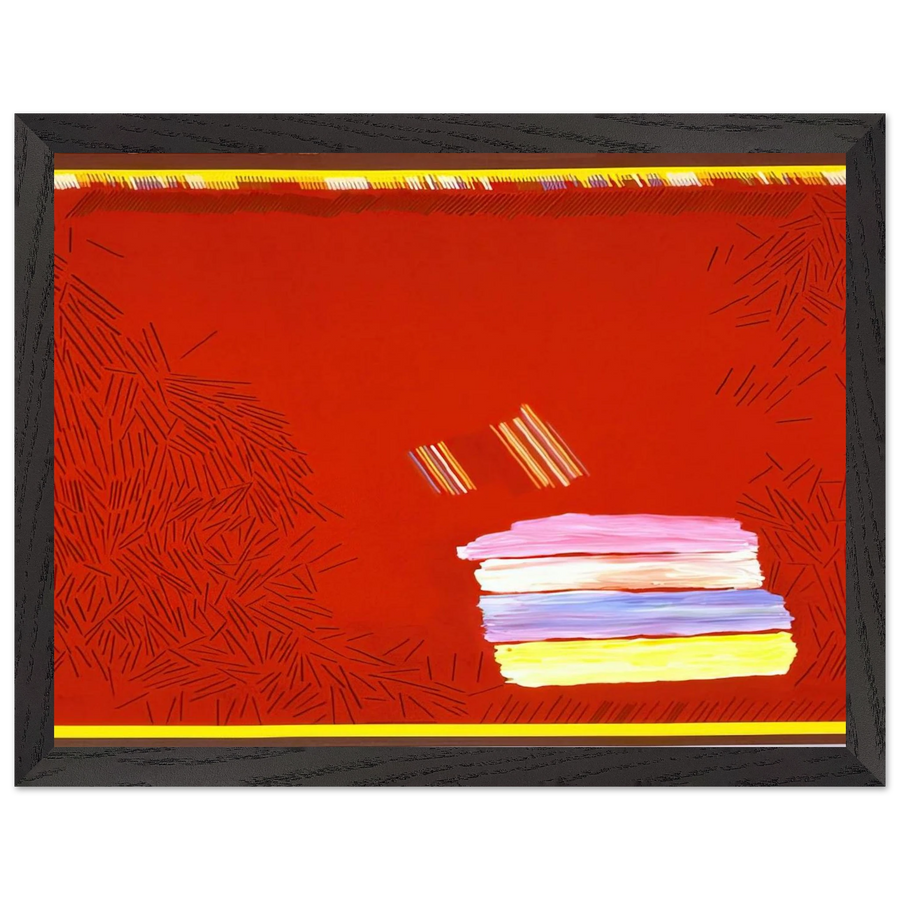 Saint Augustine - 1968 by Ronnie Landfield — Framed art print at Zephyeer