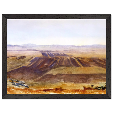 The Plains from Nazareth by John Singer Sargent — Framed art print at Zephyeer