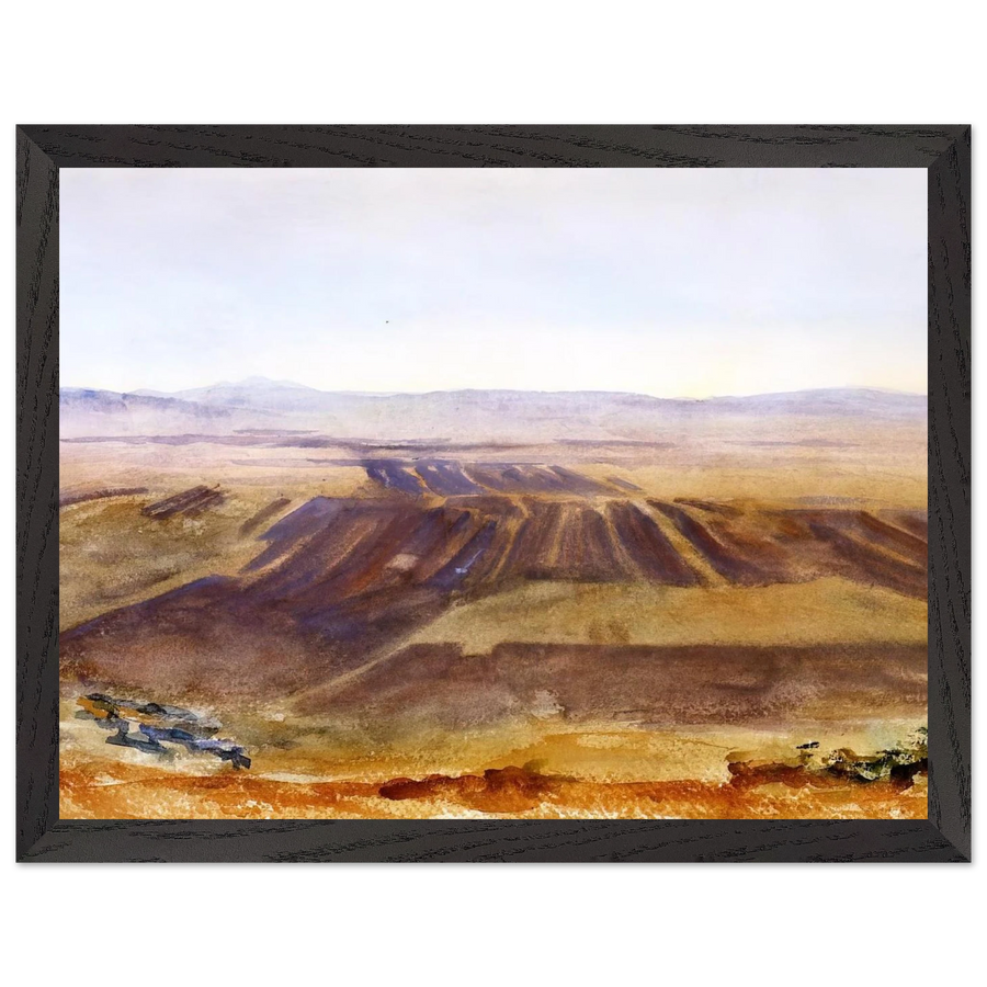 The Plains from Nazareth by John Singer Sargent — Framed art print at Zephyeer
