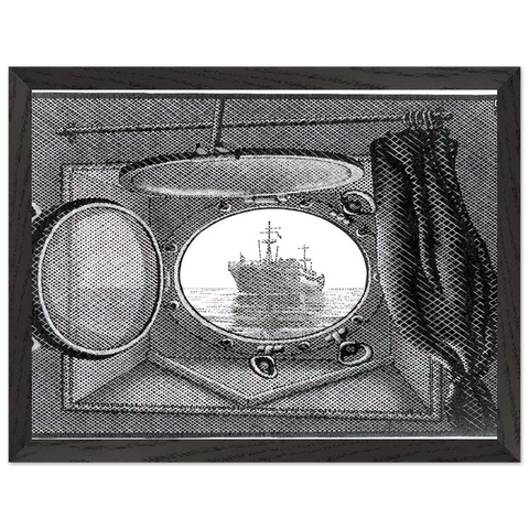PORTHOLE by MC Escher — Framed art print at Zephyeer